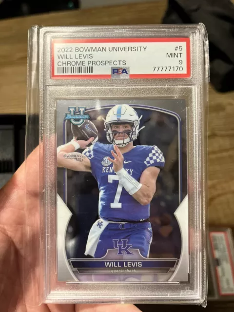 2022 Bowman U Chrome Will Levis #5 Kentucky Wildcats Tennessee Titans Mint