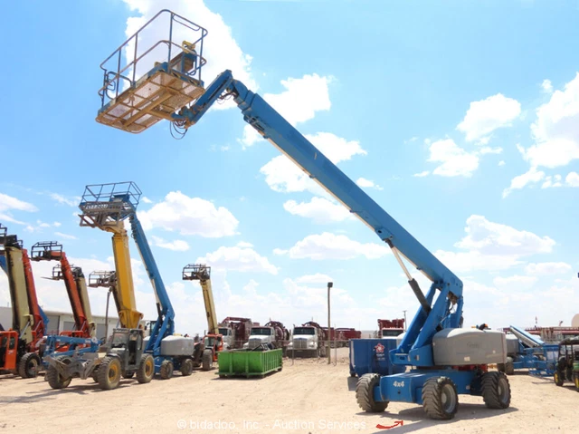2013 Genie S-85 85' 4WD Diesel Telescopic Boom Lift Man Hydraulic Jib