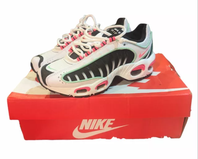 Nike Air Max Tailwind IV Womens Road Running Shoe White Black Pink Green Sz 6