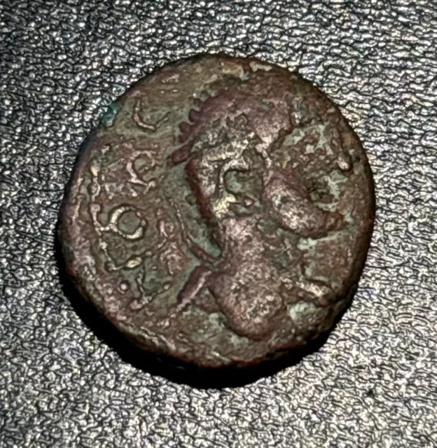 217-218 AD Roman Provincial Mesopotamia Edessa Macrinus AE 16 Tyche Coin 2