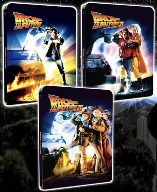 BACK TO THE Future Trilogy (4K Ultra HD Blu Ray Steelbook) Part 2 3 II
