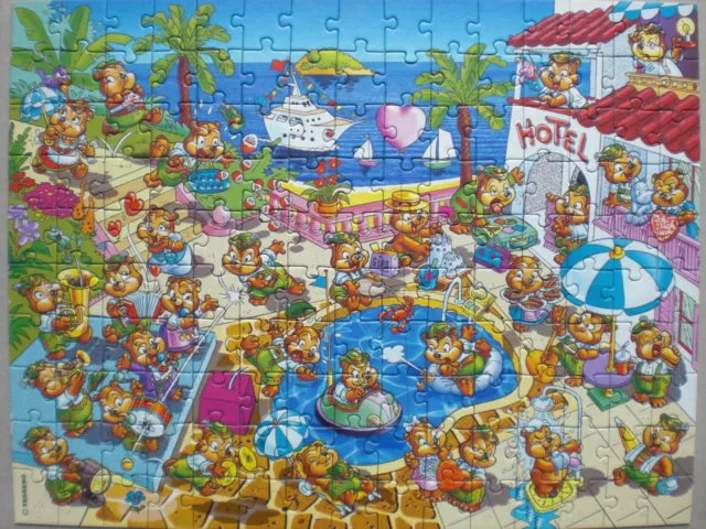 Ü EI Puzzle Maxi-Ei Top Ten Teddies im Ferienhotel mit BPZ original verpackt