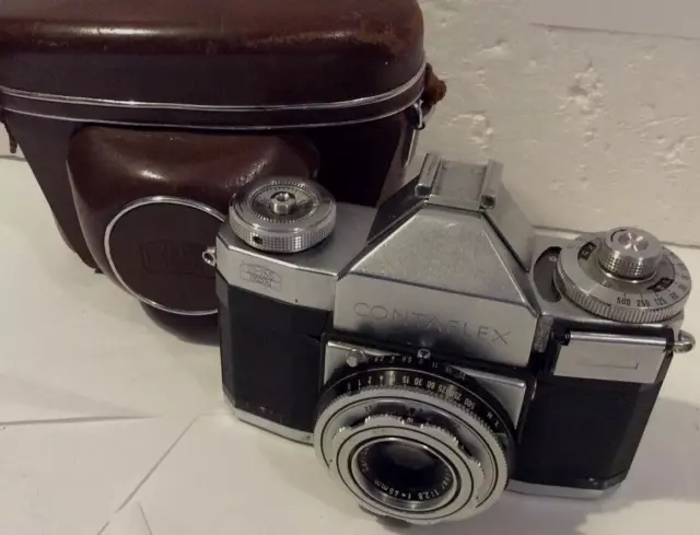 Zeiss Ikon Contaflex II 35mm SLR Camera, Tessar 2.8/45 Lens, Shut/focus Problems