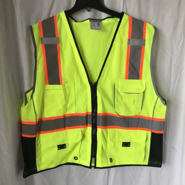 Nwot Safety Reflective Vest Sz 3 XL