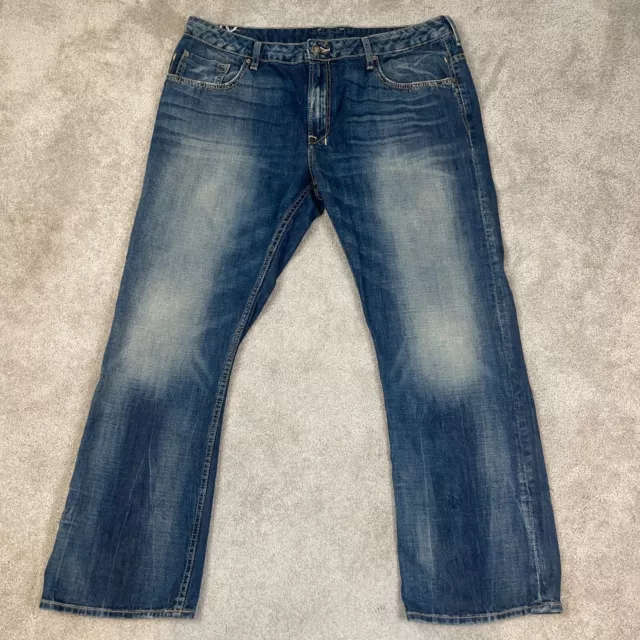 Buffalo David Bitton Six Basic Jeans Men's Size 40x30 Slim Straight Blue Denim 2