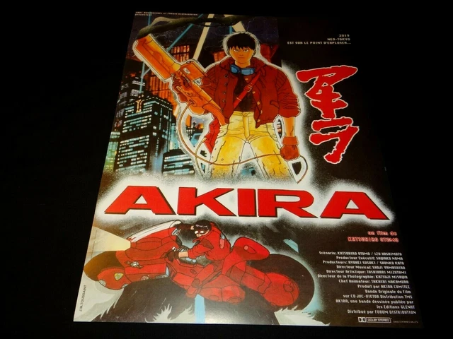 AKIRA KATSUHIRO OTOMO affiche cinema ANIMATION manga 1988 EUR 45,00 ...