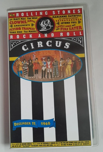 THE ROLLING STONES - Rock And Roll Circus Music VHS PAL Video $23.23