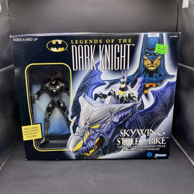 Batman Legends of the Dark Knight Skywing Street Bike & Figure Kenner 1996 NIB
