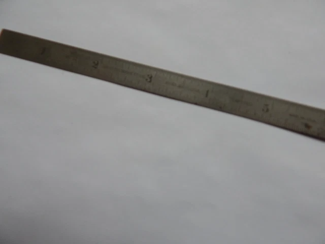 L.S. Starrett No.310 6" Steel Rule pre-owned