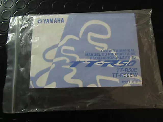 Manuale D'uso E Manutenzione Originale Yamaha In Francese-Tedesco-Inglese Tt-R50