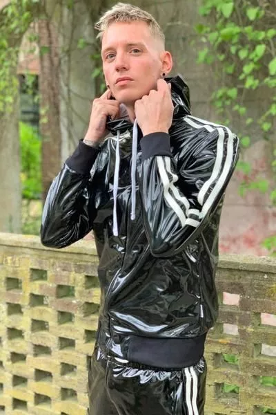 Pvc jacket mens deals