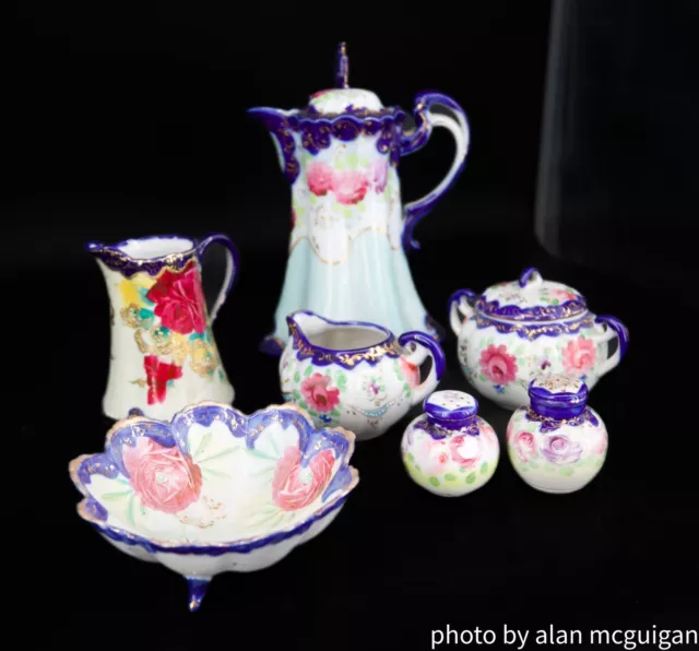 japanese nippon porcelain Set