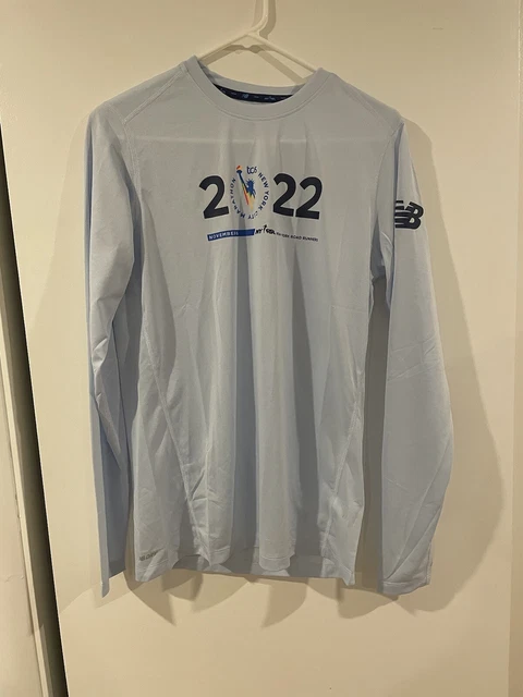 NYC Marathon 2022 New Balance Runner Participant Long Sleeve T Shirt Size Small