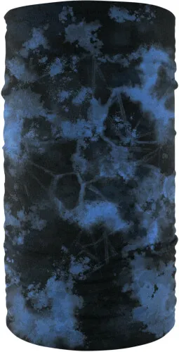 Zan Headgear Fleece-Lined Motley Tubes Blue | Black One size fits most Tie TF775