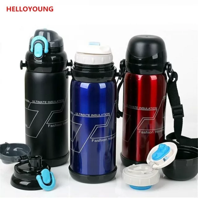 Stainless Steel Double Vacuum Bottle Multifunctional Portable Insulation Kettle