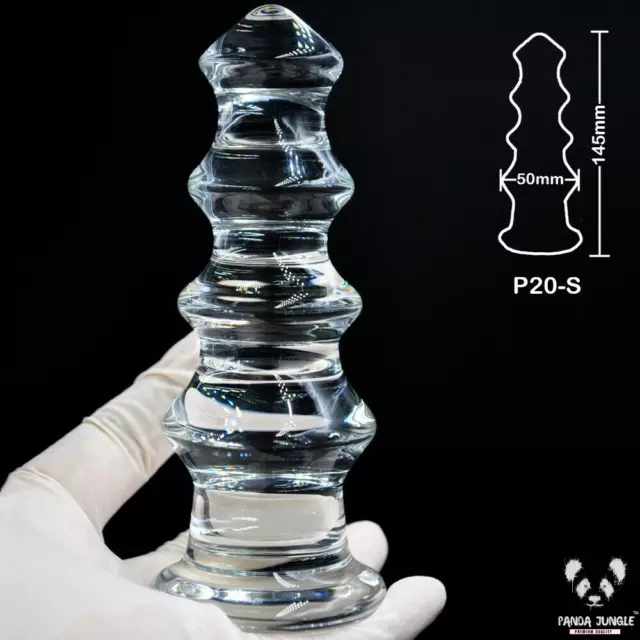 45| Gode en verre - Glass Sex Toys Plug Anal en verre Pyrex - Crystal Butt