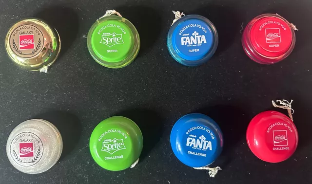 coca cola  yoyo Yo Yo x 8 full set coke fanta sprite limited edition 2006