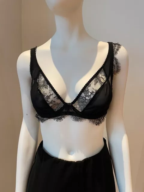 used agent provocateur black lace bra 34D