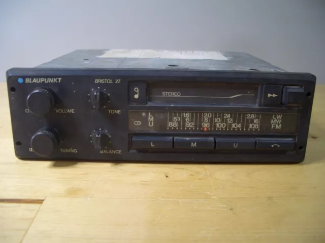 BLAUPUNKT BRISTOL 27 Car Radio Cassette Coche Audio Vintage EUR 25,00 -  PicClick FR