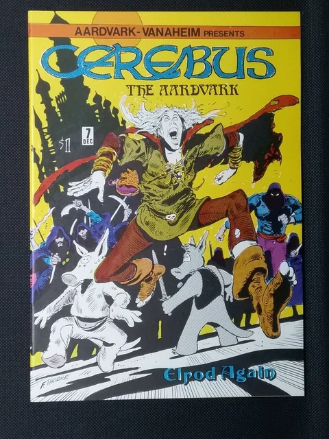 Cerebus the Aardvark #7 1st print, Dave Sim, 9.2 NM-, 1977 Aardvark-Vanaheim