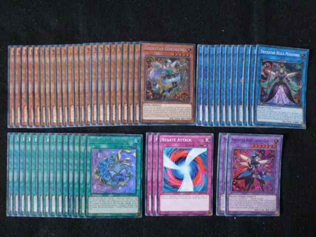 Yu-Gi-Oh 53 Card Trickstar Deck  *Ready To Play*