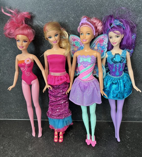 Mattel Fairy Barbie Dolls x 4 - A Fairy Secret 2010, Fairytopia/Dreamtopia 2015