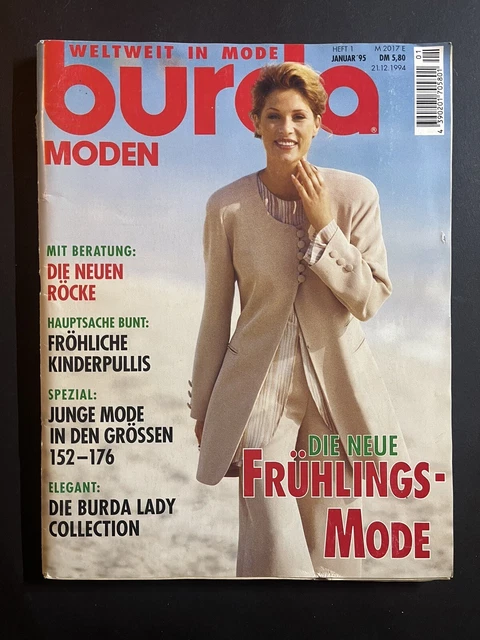 Magazine De Couture BURDA MODEN Mix Mode N°1/1987 - Patrons Robes, Jupes, Chemisiers (occasion)