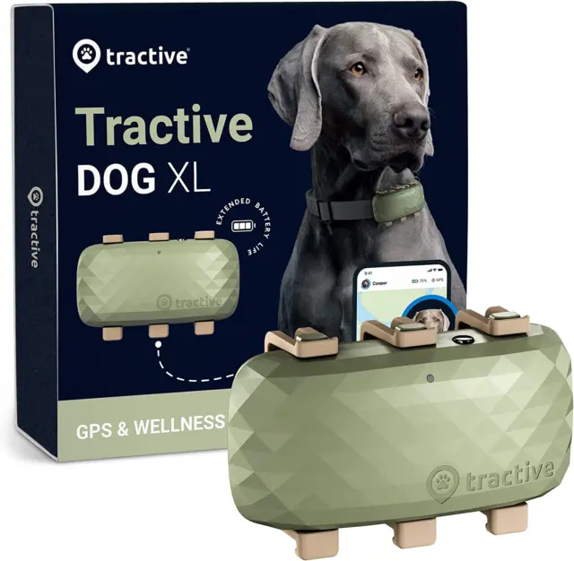 XL GPS Tracker for Large Dogs - Waterproof, GPS Location & Smart Pet