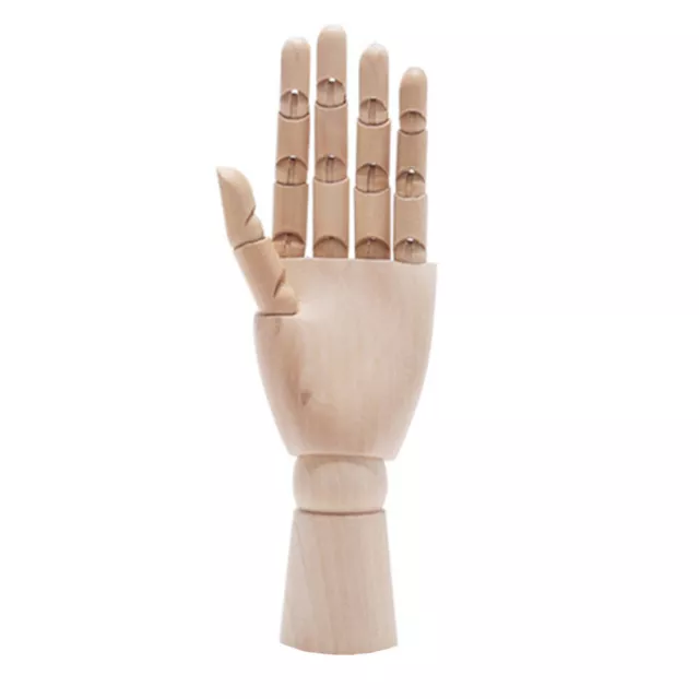 Wooden Palm for Artist Human Figure Articulated Hands Decorate