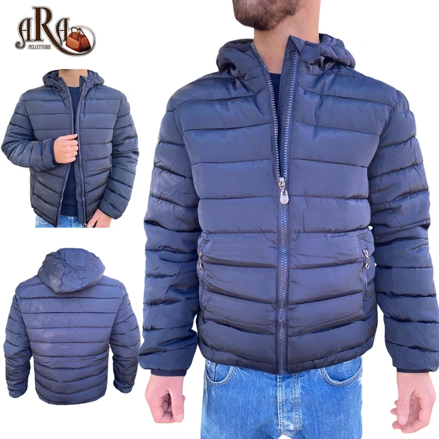 Giubbotto Uomo Invernale Cappuccio Imbottito Giubbino Piumino TAGLIA M OFFERTA 4