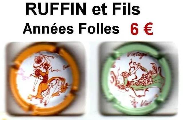 Capsules de Champagne RUFFIN et FILS  "Les Années Folles"