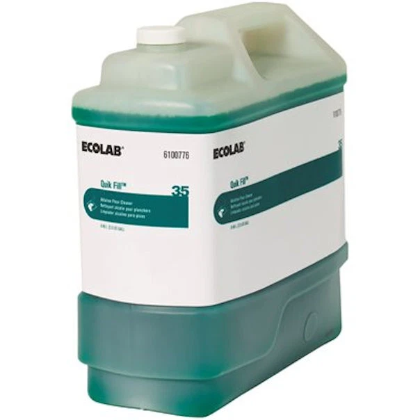 Ecolab 6100776 Quik Fill 35 Maxx Dual Action Floor Cleaner, 2.5 Gal  (see notes)