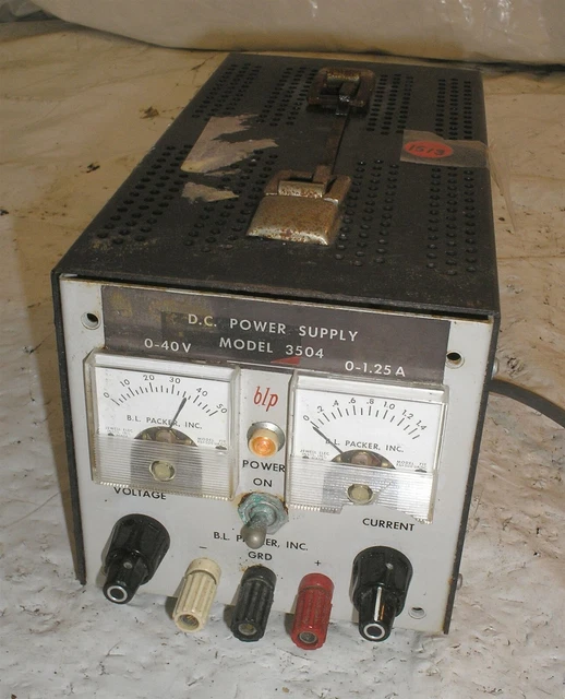 B.L. Packer DC Power Supply Model: 3504 - BLP