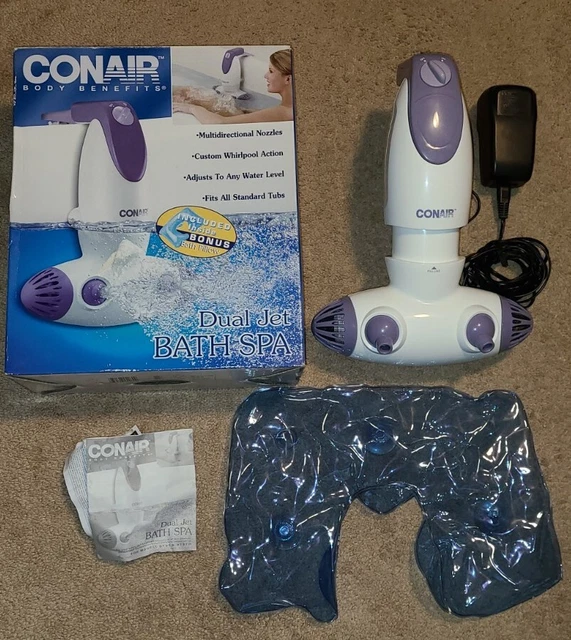 NEW CONAIR BODY Benefits Dual Jet Bath Tub Portable Spa & Inflatable