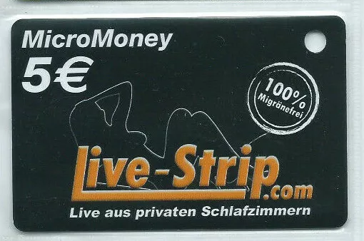 Micro Money MM O 07 08.09 Live-Strip.com - 5 € NEU ** MINT