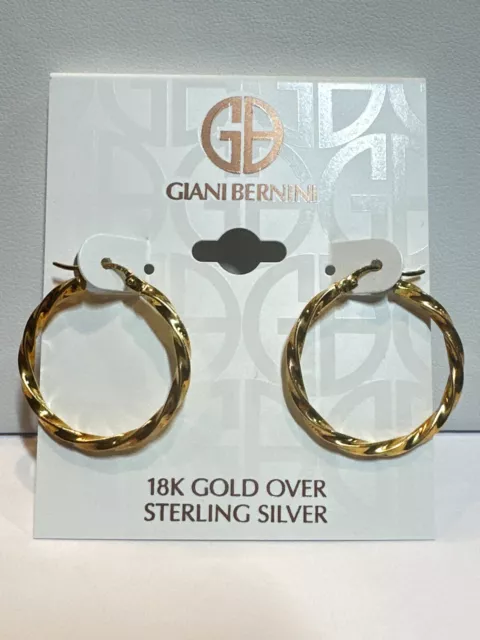 GIANI BERNINI Hoop Earrings in 18K Gold-Plated Sterling Silver