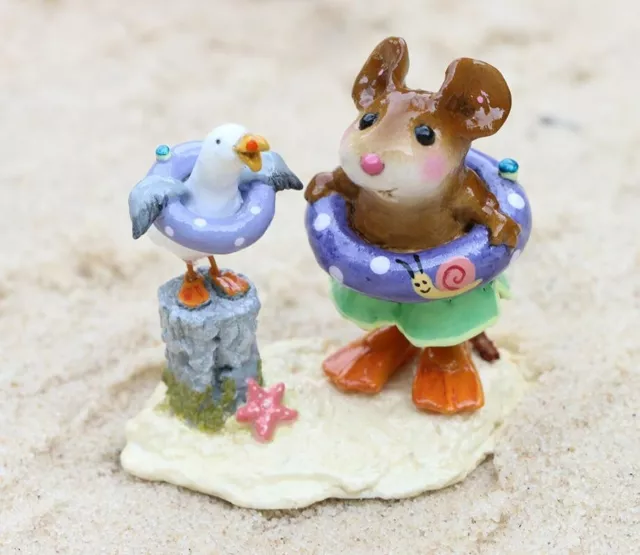 Wee Forest Folk M-691a - Beach Buddies (Purple)