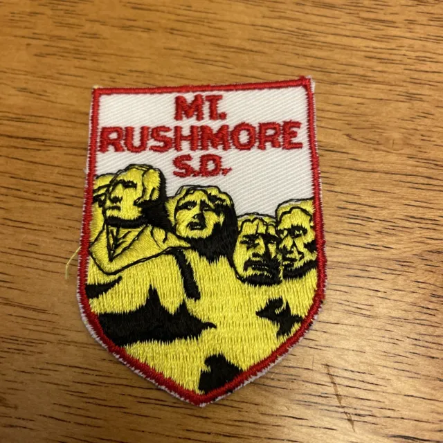 Vintage Mount Rushmore - South Dakota Embroidered Souvenir Patch