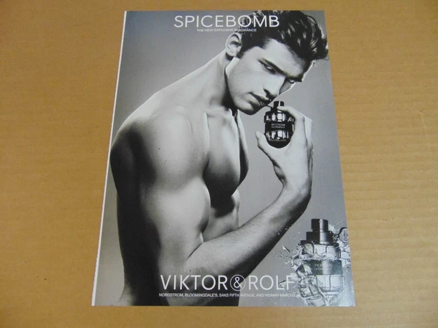 2012 SPICEBOMB FRAGRANCE BY VIKTOR & ROLF  art print ad