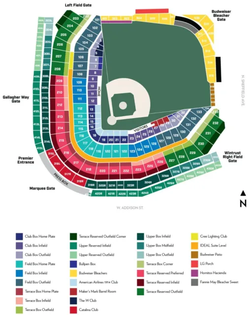 2 Chicago Cubs Milwaukee Brewers tickets 7/23 Tuesday 07/23/2024 Wrigley Field