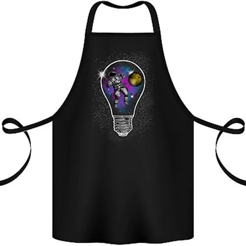 Zero Gravity Astronaut Space Universe Cotton Apron 100% Organic