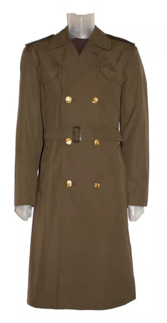 Genuine Czech Army Military Original Waterproof Long Coat Jacket Raincoat Olive