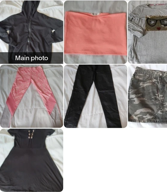 7x items Girls Clothes Bundle 9-10 &10-11 Years MARK &SPENCER, RIVER ISLAND