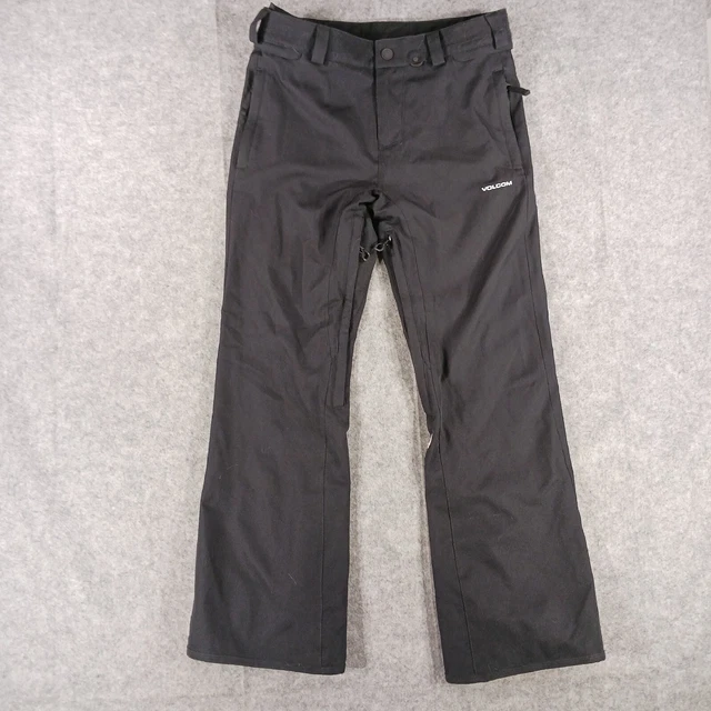 Volcom Ski Snowboard Pants Men Small Black Freakin Snow Chino Waterproof Breathe