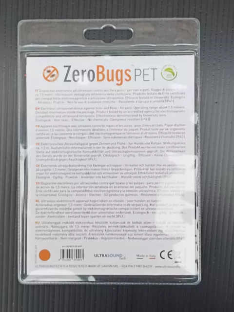 ZeroBugs Pet Répulsif écolo Anti Puces et Anti Tiques Electronique Chat  Chiens 2