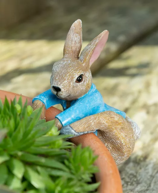 Pot Buddies Beatrix Potter Rabbit Figure Plant Pot Hanger Handmade Ornament