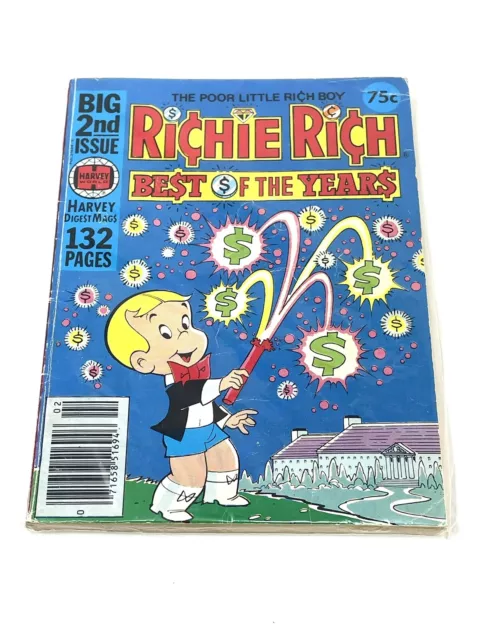 Richie Rich Best Of The Years 1977 Comic Digest Vintage
