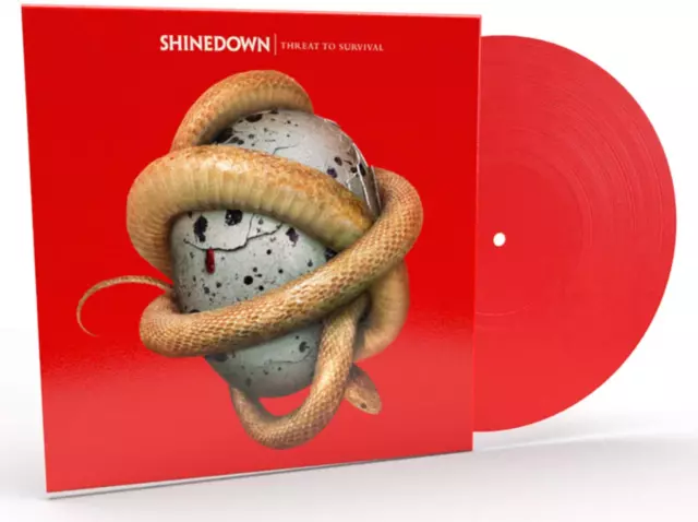 Shinedown: Threat To Survival LP RED VINYL Limited Edition New Sealed