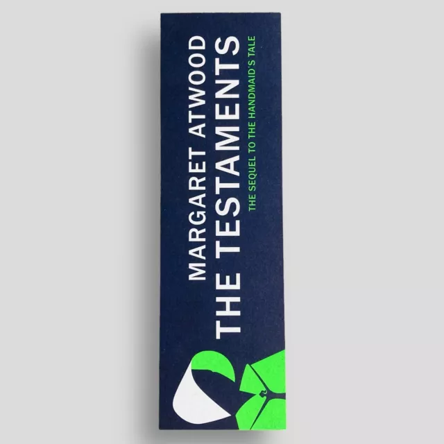 The Testaments Margaret Atwood Collectible Promotional Bookmark -not the book