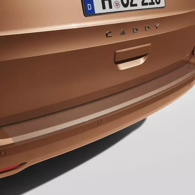 Nuovo Originale VW Caddy 2021 - Su Paraurti Posteriore Carico Edge Protezione